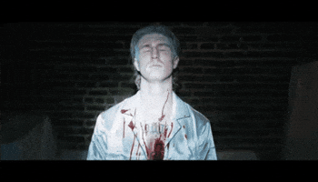 Waking Up Horror GIF by Rude Records