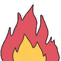 Fire Flame Sticker