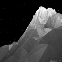 pislices loop 3d trippy stars GIF