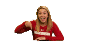 Click Wisconsin Volleyball Sticker by Wisconsin Badgers