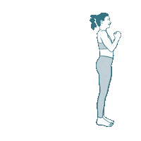 Jumping Lunges Sticker