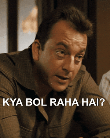 Sanjay Dutt What GIF by India