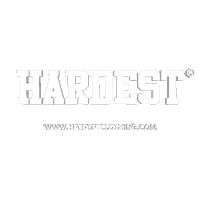Hardest hardest hardest clothing doublecups Sticker