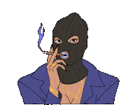 Instagram Smoking Sticker