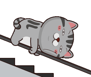 Cat Goodbye Sticker by VITA VITA ‧ 塔仔不正經