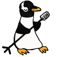 palmfmwithyukamaya dance penguin ペンギン sidestep Sticker