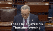 Chuck Schumer Thursday GIF by GIPHY News