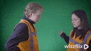 Wizzflix_ green boxing box good job GIF