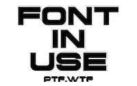 powertype font typeface variable font ptf Sticker