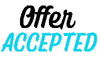 Offer Accepted Sticker by Sechrest Property Group