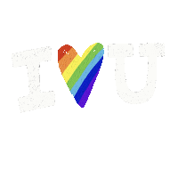 Rainbow Love Sticker