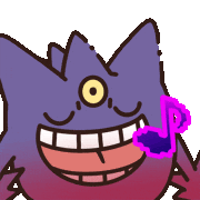 Happy Mega Gengar Sticker by Pokémon