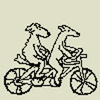 Animation Bicycling GIF by Dan Anthony Kelly