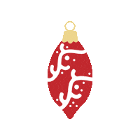 Christmas Ornament Sticker by Tate + Zoey