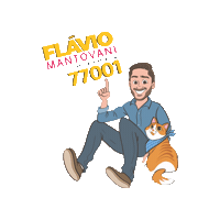 Flavio Sticker by flaviomantovani.oficial