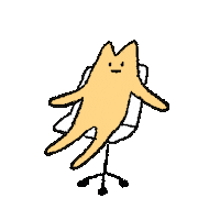 Cat Spinning Sticker