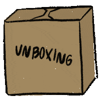 Box Unboxing Sticker