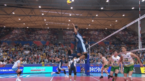 Australia Blocking GIF by Volleyball World