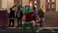 Proposal and 'Gretchen Grinch' Appear at Michigan Christmas-Themed Anti-Lockdown Protest