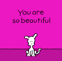You Are Beautiful Love GIF by Chippy the Dog