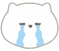 Sad Cat Sticker