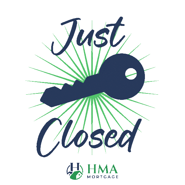 Welcome Home Closing Day Sticker by HMA Mortgage