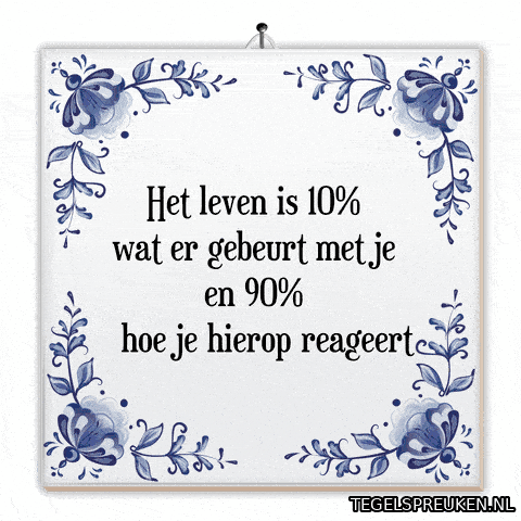 Leven Spreuk GIF by Tegelspreuken.nl