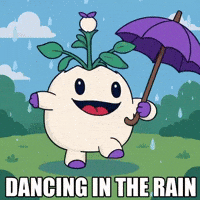Raining Singing In The Rain GIF by Magic Eden