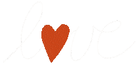 Lettering Love Sticker by Daniela Nachtigall