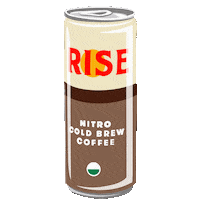 Nitro Coldbrew Sticker by RISE Brewing Co.