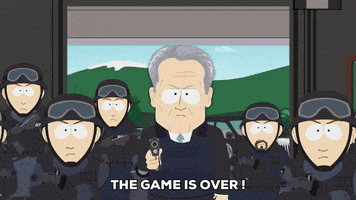 gun threatening GIF by South Park 