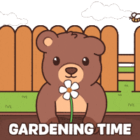 Teddy Bear Flower GIF by BEARISH
