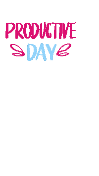 Pink Working Sticker