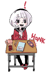 vampirehighschool anime halloween excited text Sticker