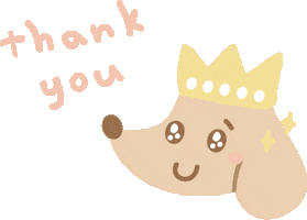 Dog Thank You Sticker