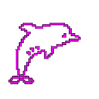 Pixel Summer Sticker