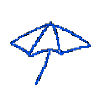 Pixel Sunbathing Sticker