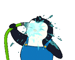 Melting Heat Wave Sticker by Pudgy Penguins