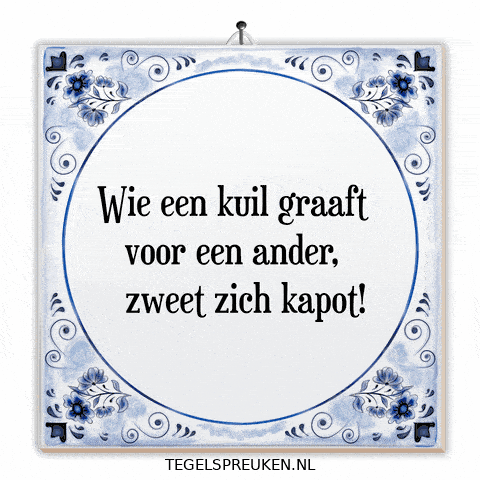 Teamwork Nl GIF by Tegelspreuken.nl