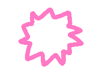 Pink Flower Sticker