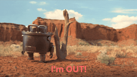 EnterStudio giphygifmaker 3d animated robot GIF