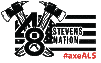 teamstevensnation als axe als team stevens nation stevens nation Sticker