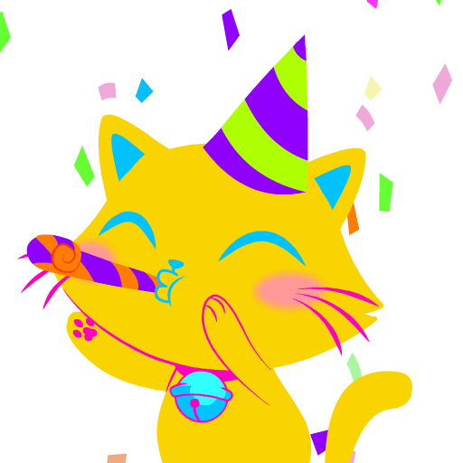Cats Cheer Sticker