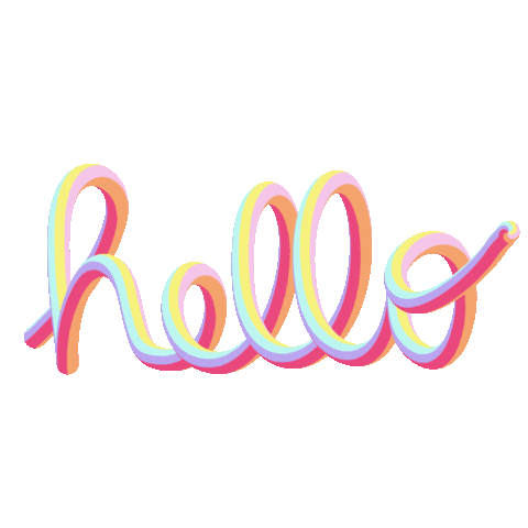 Bonjour Hello Sticker