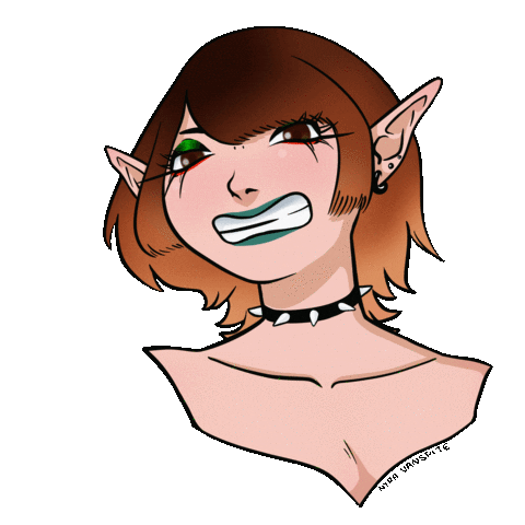 NYRAVANSPITE giphyupload cat nyravanspite nyraears Sticker