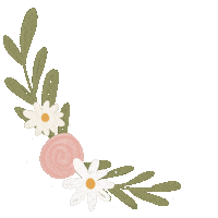 happyhazgraphics flowers sparkle floral border Sticker