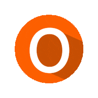 Orange Abc Sticker