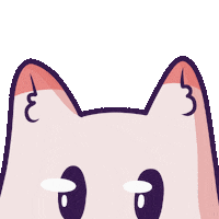 Ghost_twf pink kawaii fox animal Sticker