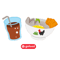 Dinner Indonesia Sticker by GoFoodPartners