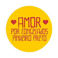 CongeladosPinheiroPreto amor pao coxinha preto Sticker